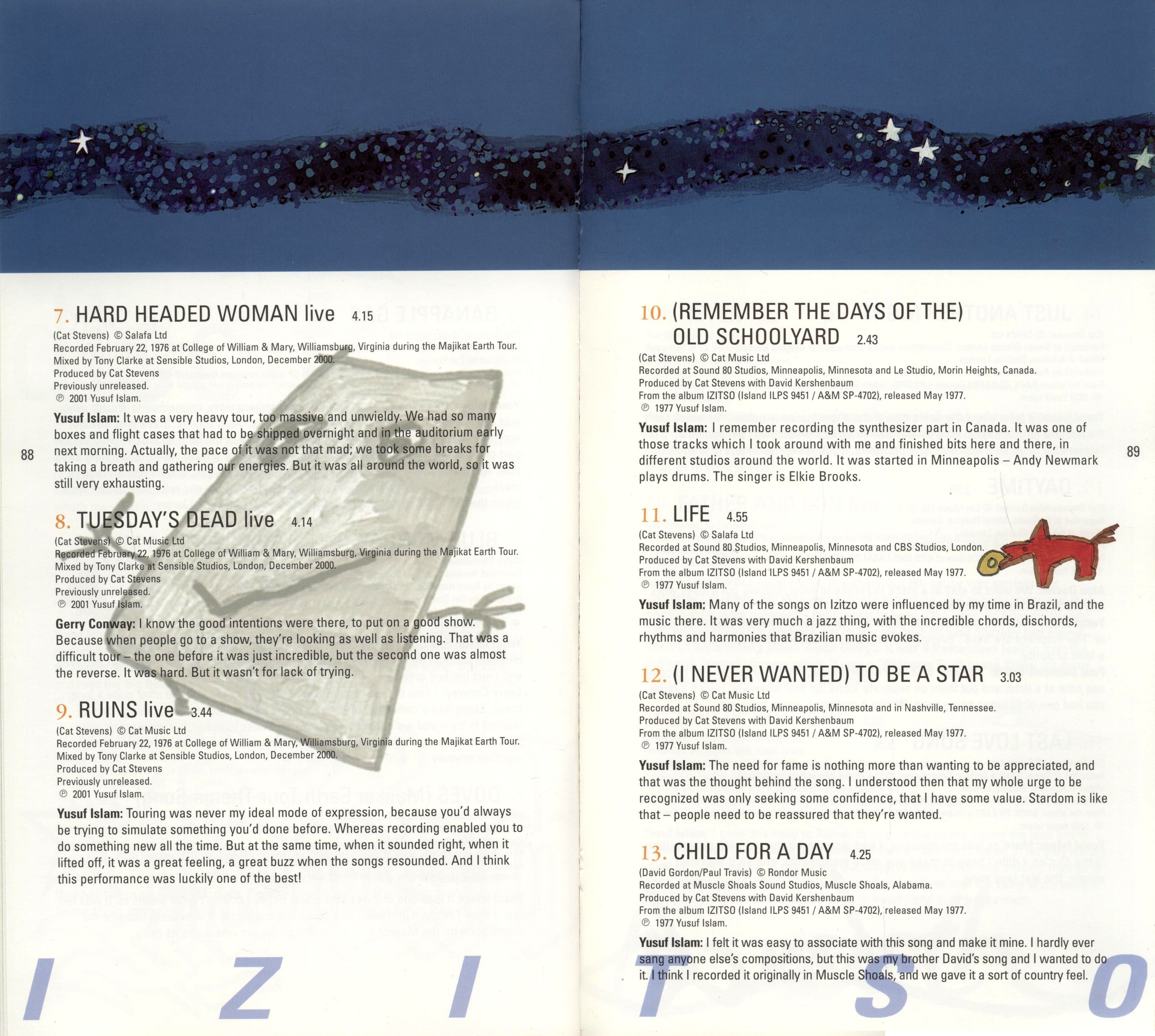 Cat Stevens  The Boxset : Booklet46